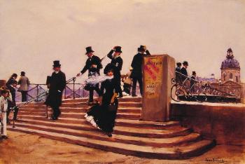 讓 貝勞德 Pont des arts windy day 讓 貝勞德 Pont des arts windy day